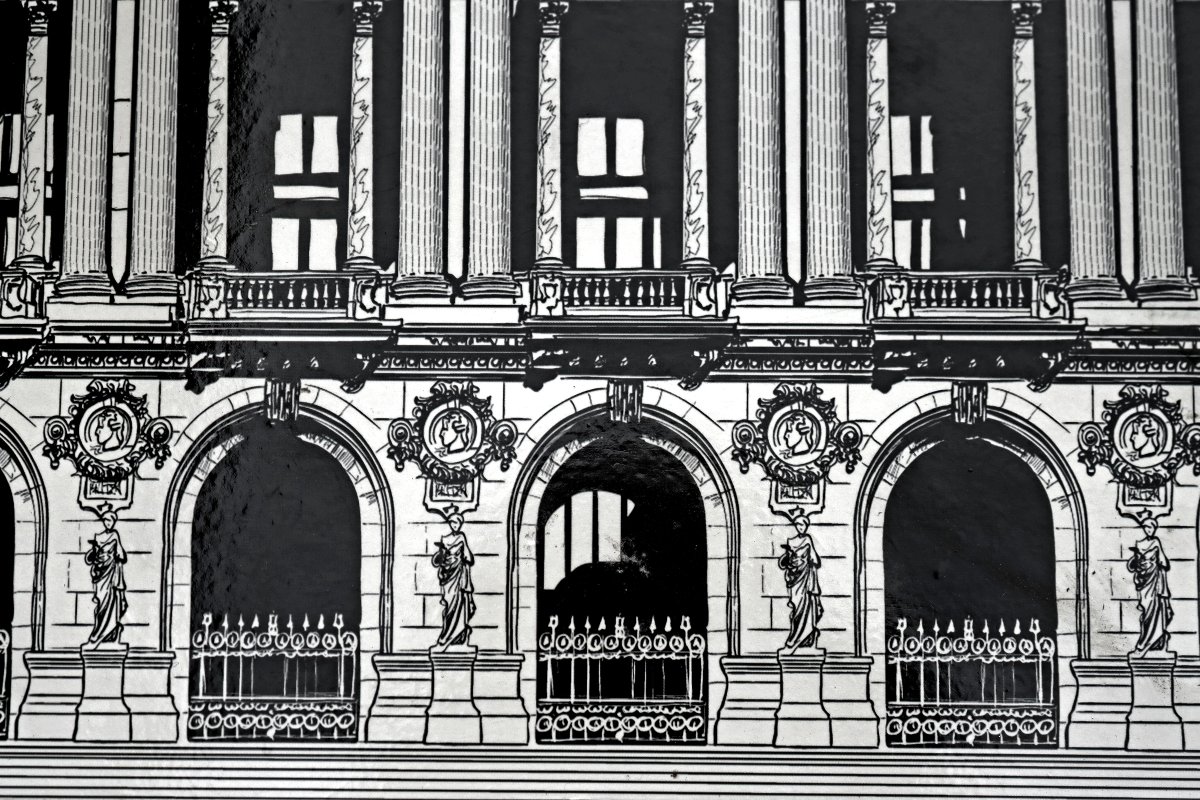 Table Bronze 1950 "Palais Garnier"-photo-8