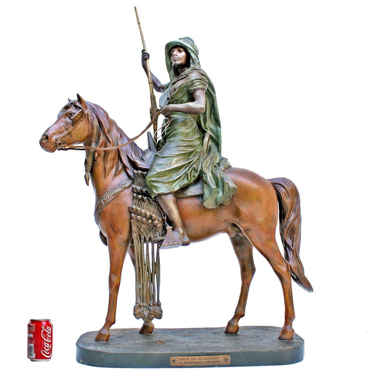 Louis Hottot (1834–1905) Large Orientalist Sculpture (70 Cm)-photo-1