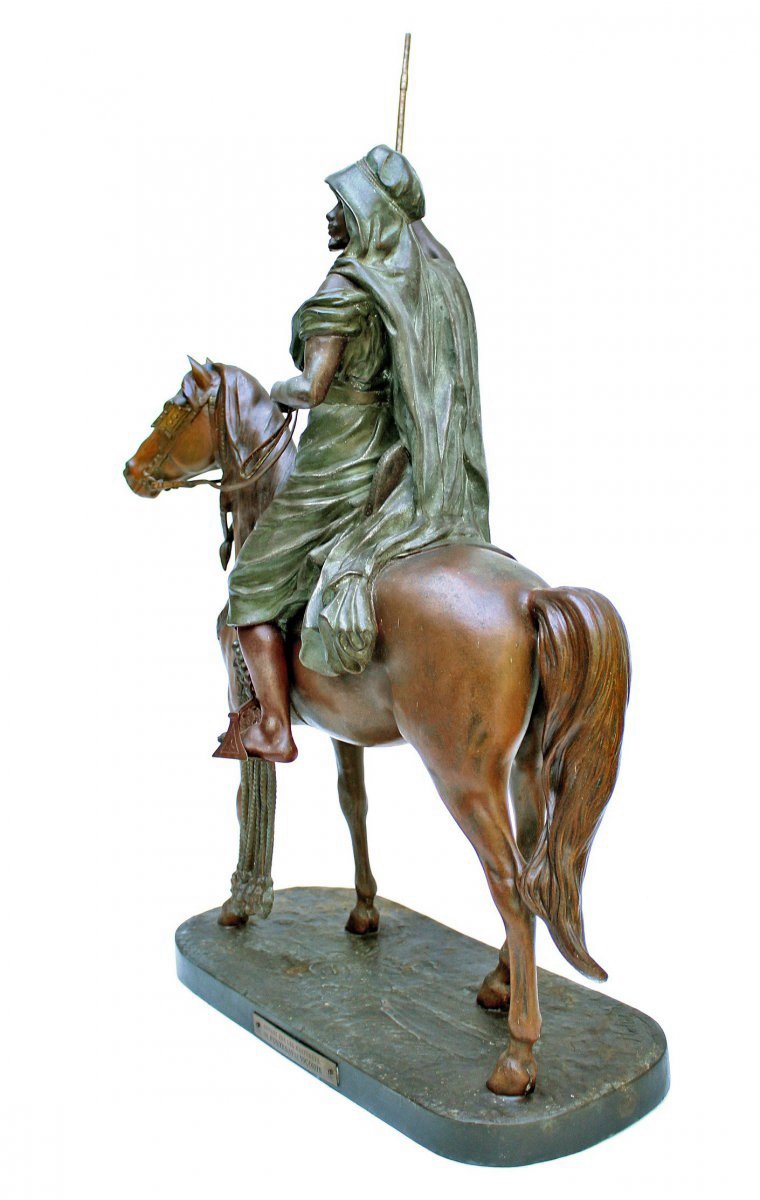 Louis Hottot (1834–1905) Large Orientalist Sculpture (70 Cm)-photo-5