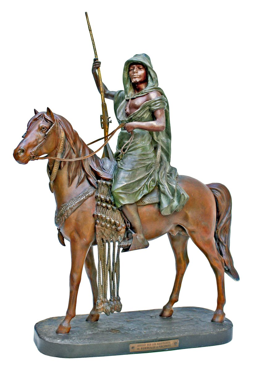 Louis Hottot (1834–1905) Large Orientalist Sculpture (70 Cm)