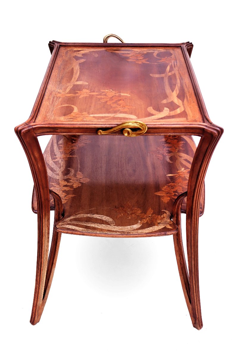 Louis MAJORELLE (1859-1926) Table Modèle Olga -Exposition Universelle Paris 1900--photo-2