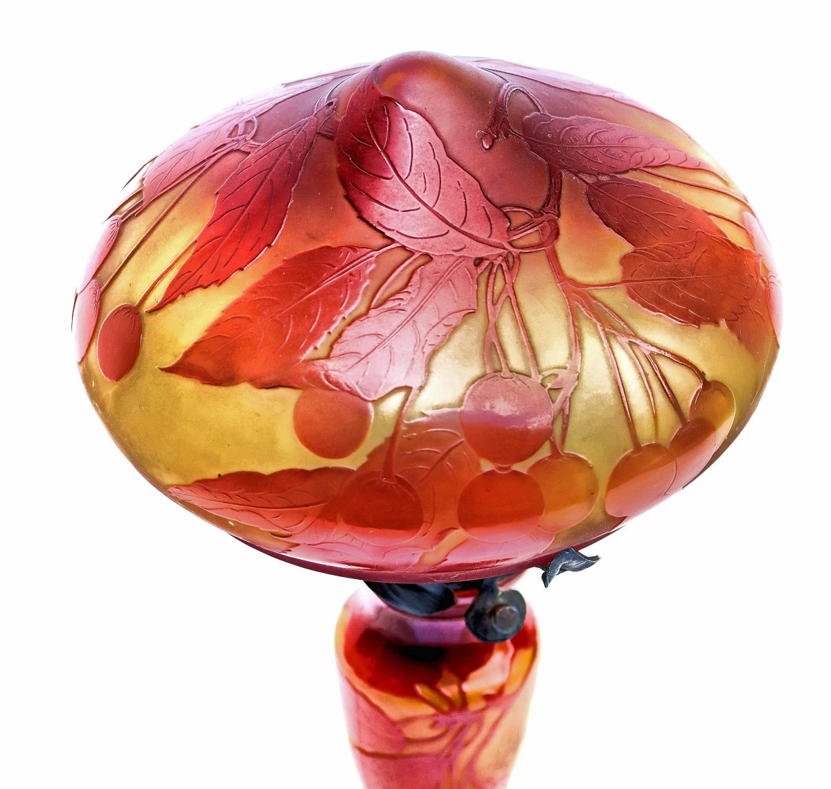 D’argental - Paul Nicolas (1875–1952) Art Deco Mushroom Lamp-photo-2