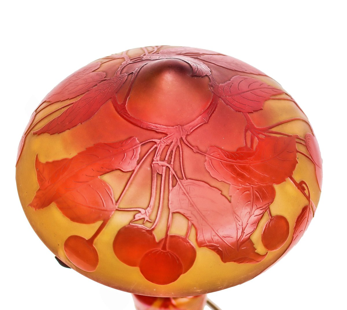 D’argental - Paul Nicolas (1875–1952) Art Deco Mushroom Lamp-photo-3