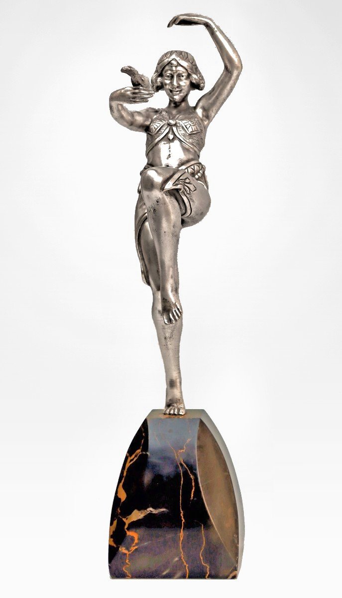 Samuel Lipchytz (1880–1943) Art Deco Bronze Dancer-photo-3