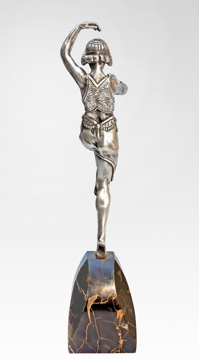 Samuel Lipchytz (1880–1943) Art Deco Bronze Dancer-photo-4