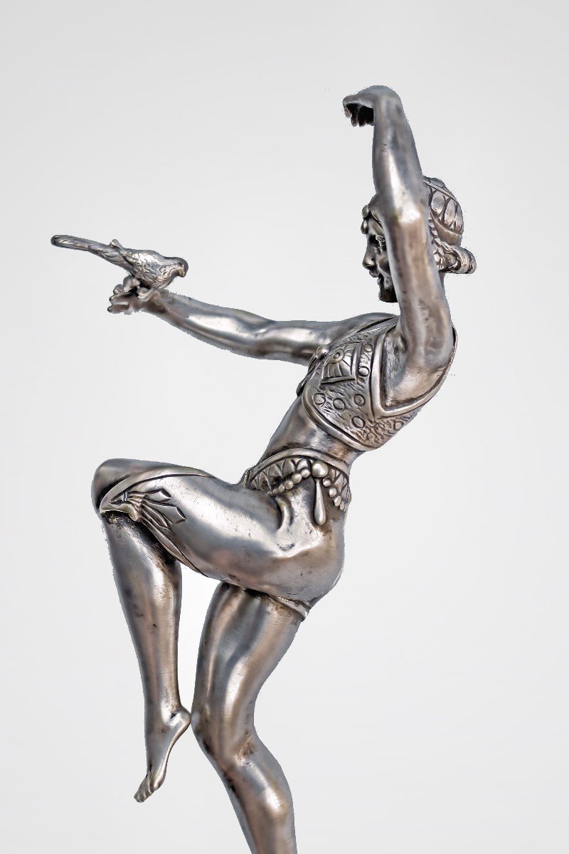 Samuel Lipchytz (1880–1943) Art Deco Bronze Dancer-photo-1