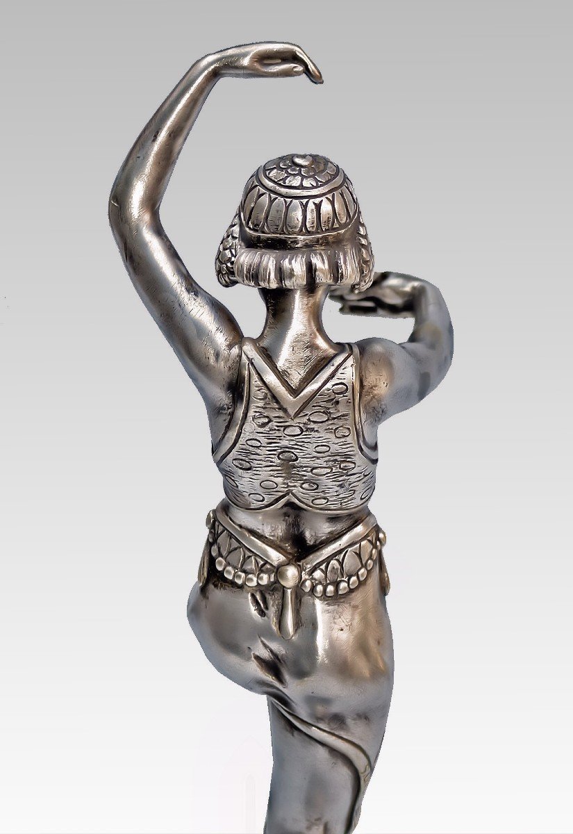 Samuel Lipchytz (1880–1943) Art Deco Bronze Dancer-photo-3