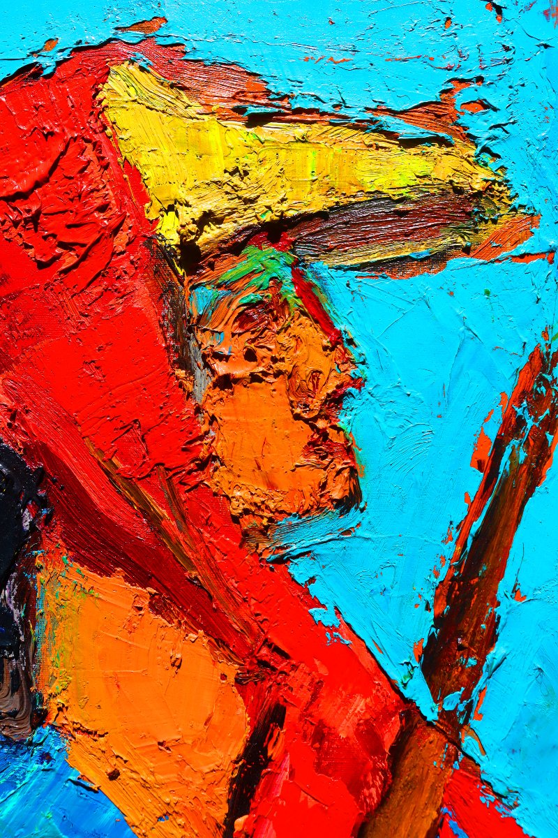 Pierre AMBROGIANI (1907-1985) Huile Sur Toile Portrait de Femme-photo-4