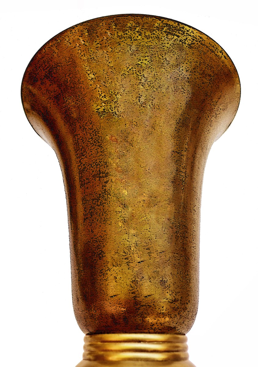 Lampe Art Déco en Bronze Genet & Michon-photo-1