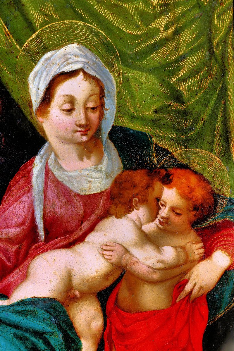 Painting On Copper, 17th-century Work From The Studio Of Carlo Maratta (1625–1713)-photo-4