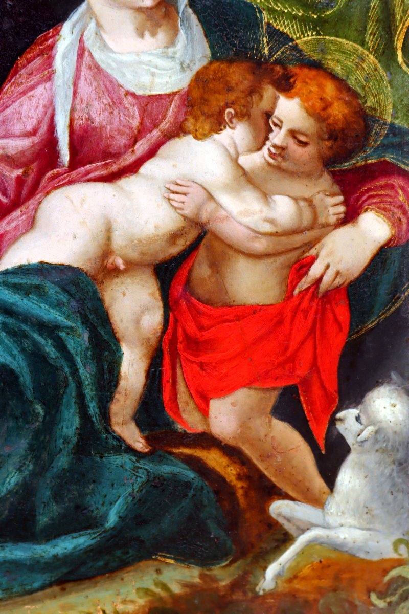 Painting On Copper, 17th-century Work From The Studio Of Carlo Maratta (1625–1713)-photo-5