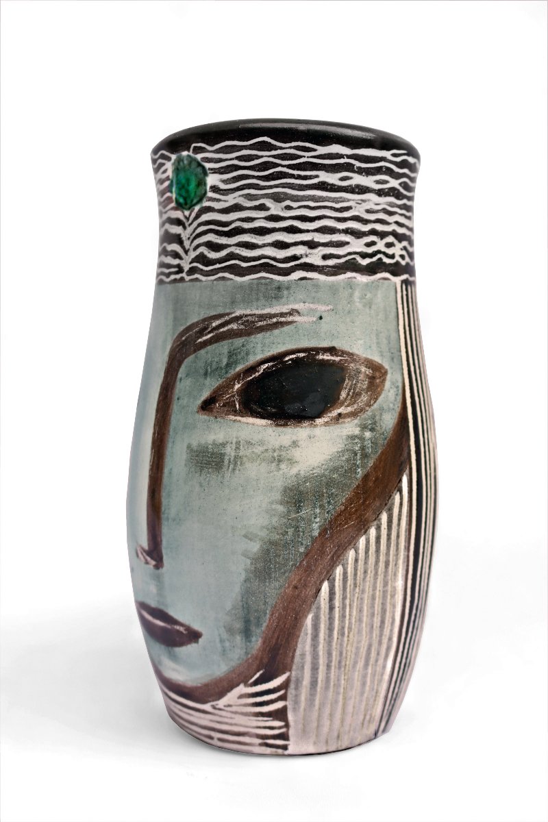 J. Sagan (born In 1927) Ceramics From Vallauris-photo-4