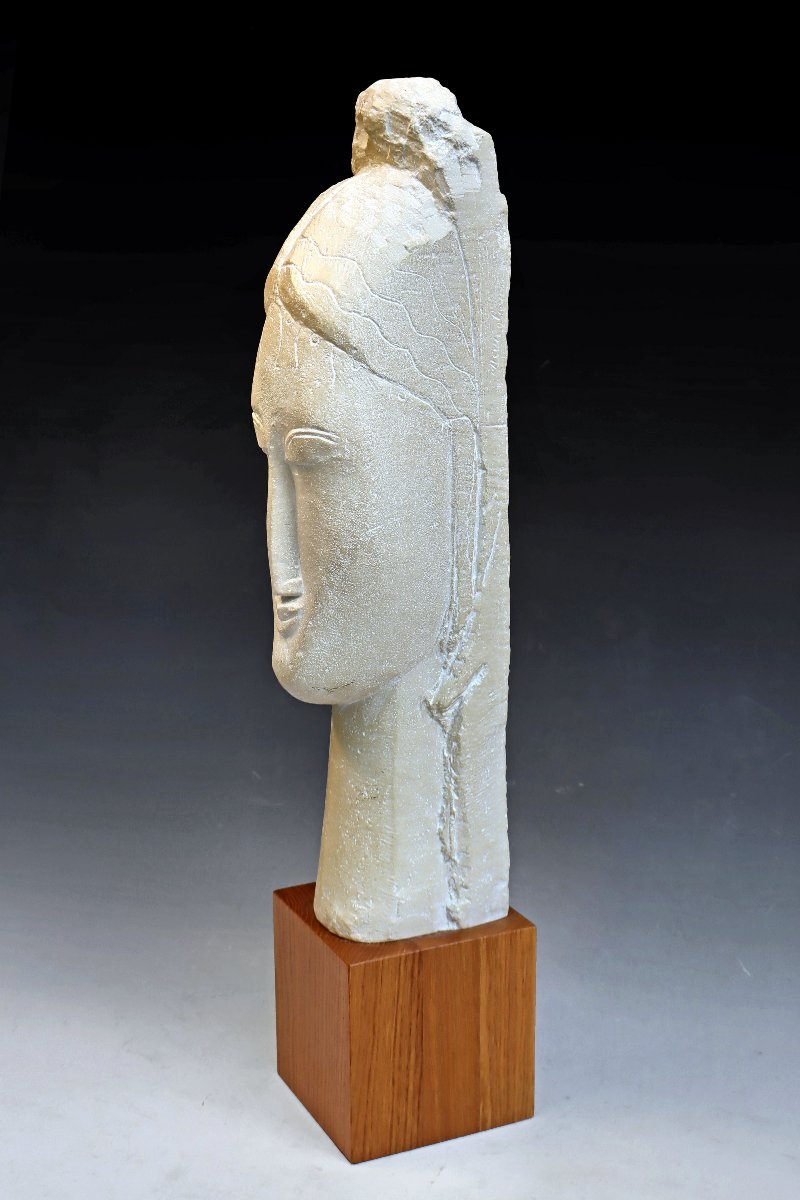 Amédéo Modigliani (1884–1920) Sculpture “head Of A Woman,” Louvre Edition-photo-1