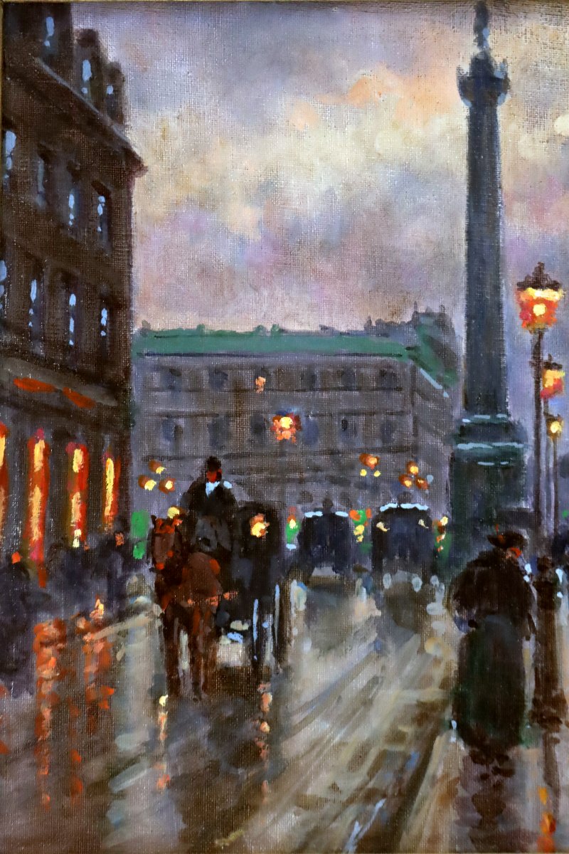 Emile Boyer (1877–1948) Pair Of Impressionist Paintings: Views Of Paris-photo-2