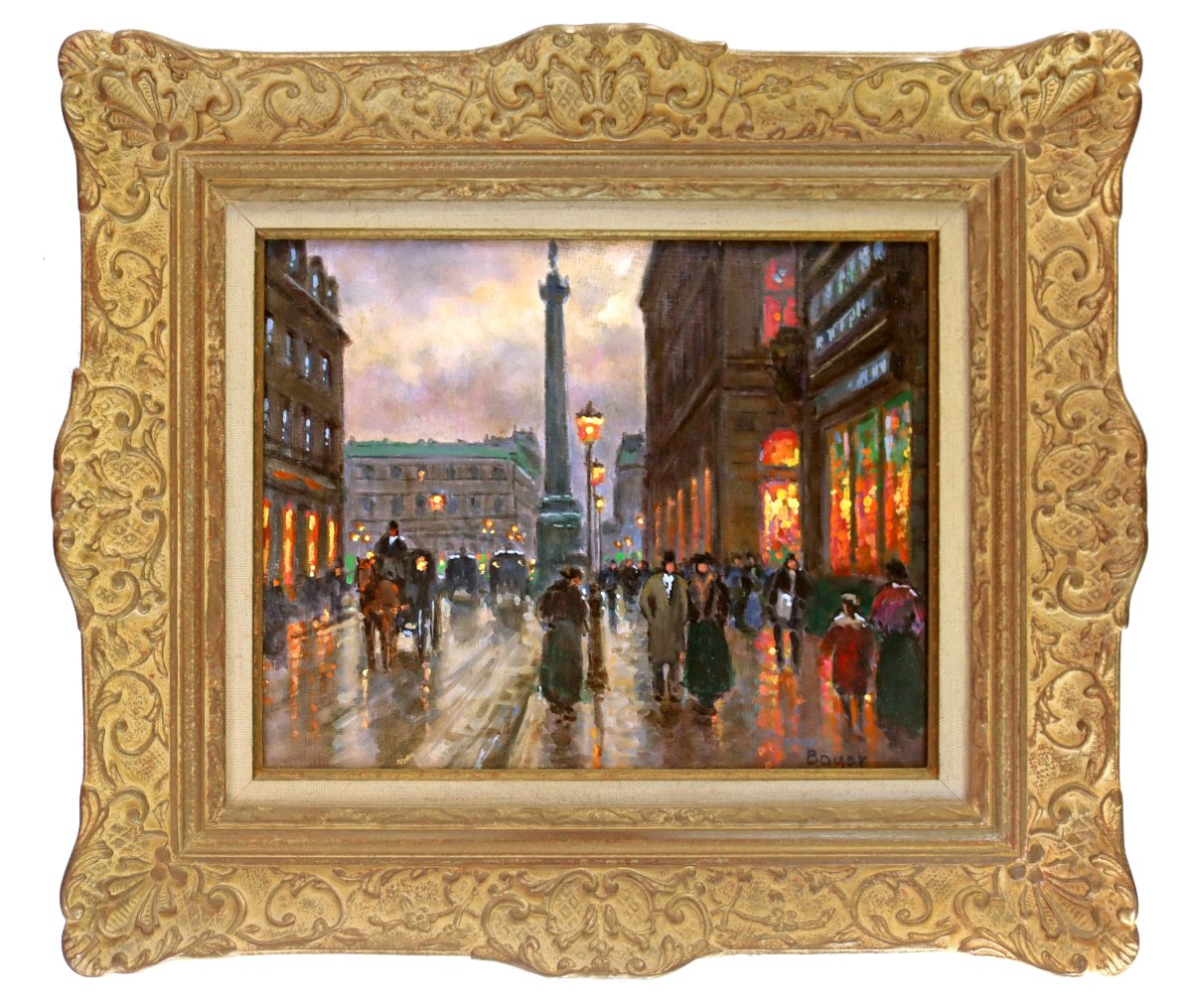 Emile Boyer (1877–1948) Pair Of Impressionist Paintings: Views Of Paris-photo-6