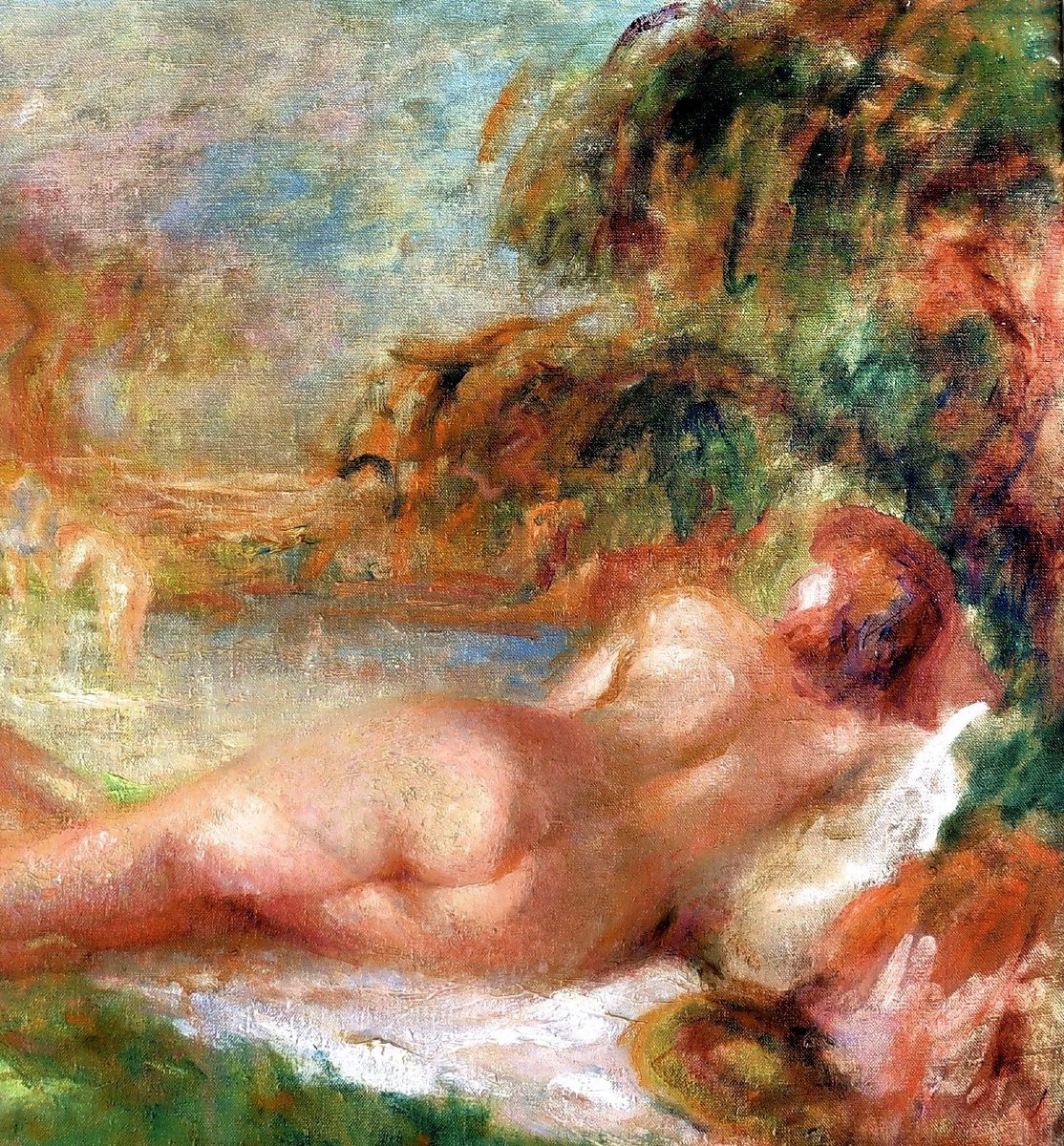 Paul Chmaroff (1874–1950) *the Naiads*, Oil On Canvas, Dated 48-photo-4