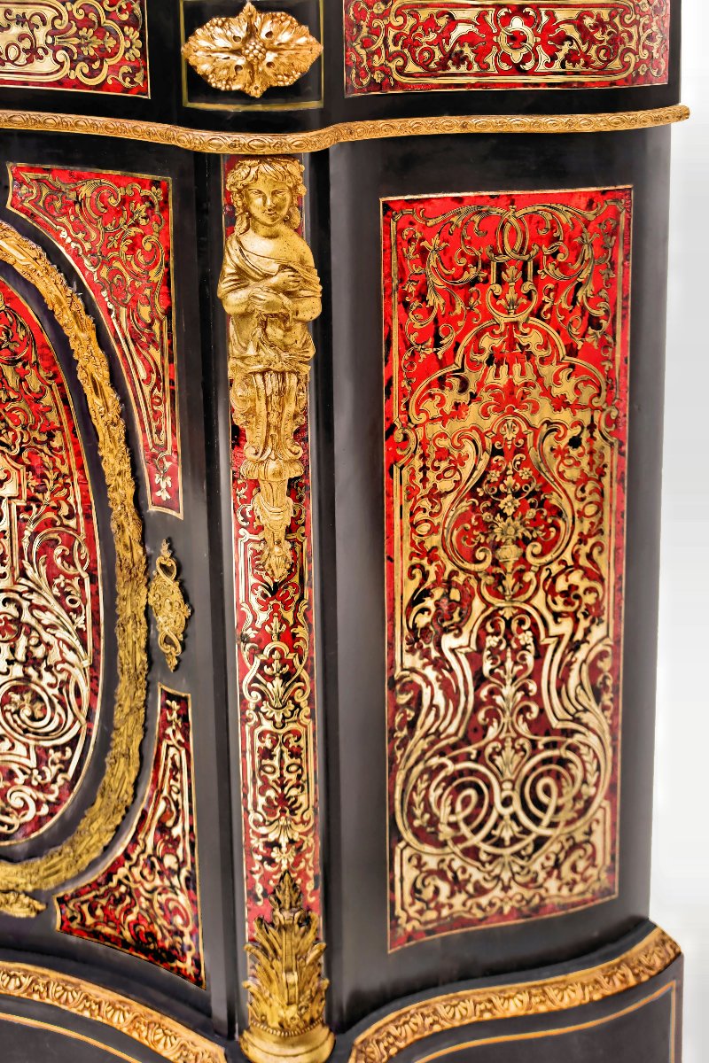 Napoleon III-era Boulle Marquetry Sideboard-photo-5