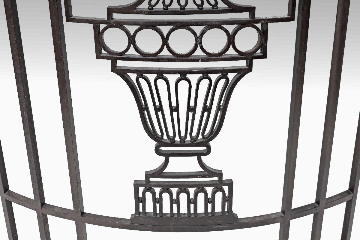  Console Art Déco en Fer Forgé-photo-8