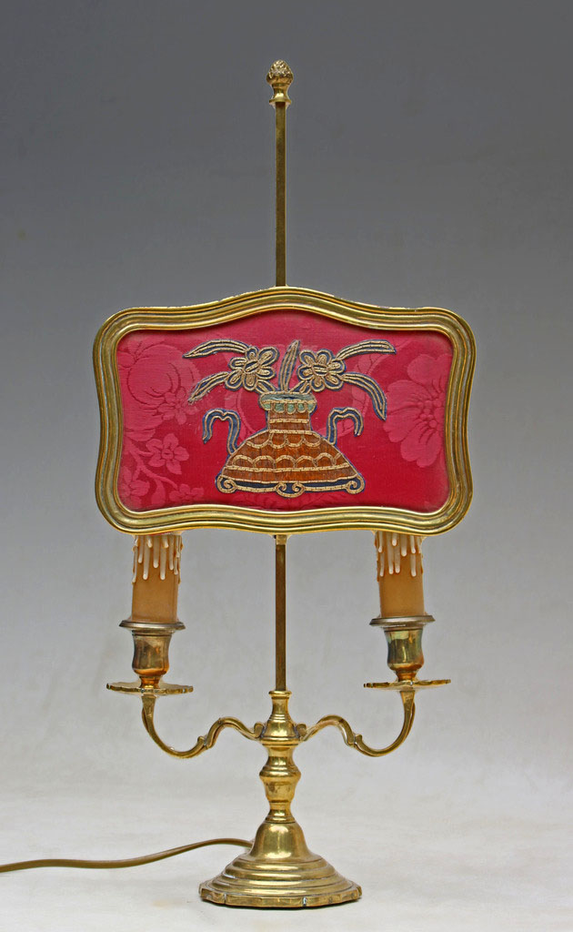 Lampe à écran style Louis XV