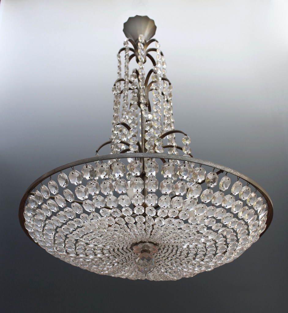 Art Deco Crystal Chandelier-photo-3