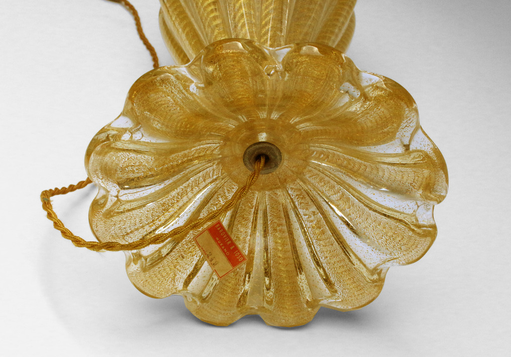 Toso And Barovier Large Lamp Murano 1940-50-photo-3