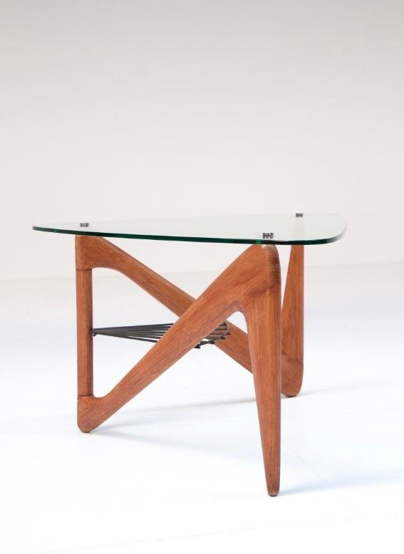Louis Sognot: Table Forme Libre Circa 1955-photo-3