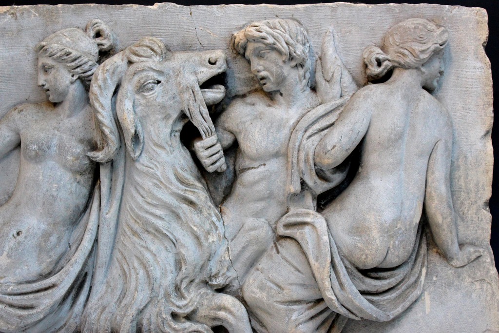 Sculpture XVIIIe Bas-relief En Pierre-photo-4