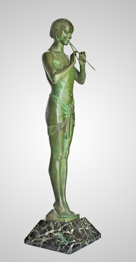 Max Le Verrier Great Art Deco Sculpture-photo-4