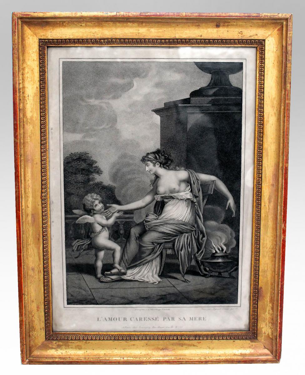 Paire De Gravures époque Directoire-photo-3