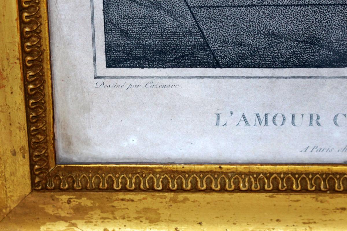Paire De Gravures époque Directoire-photo-6