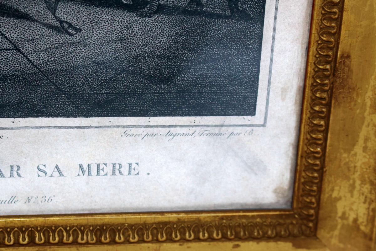 Paire De Gravures époque Directoire-photo-8