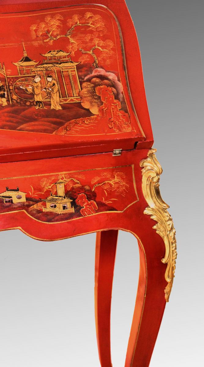 Chinese Lacquer Slope Desk-photo-5