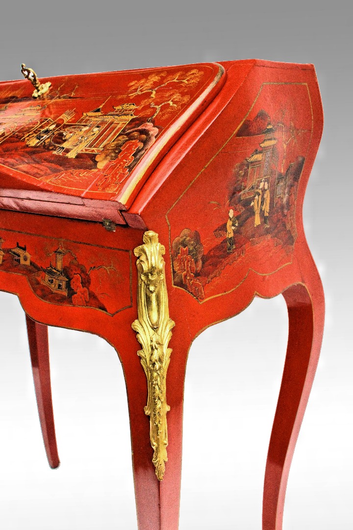 Chinese Lacquer Slope Desk-photo-8