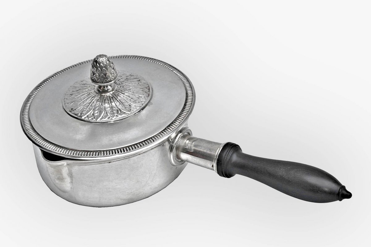 Large Skillet In Sterling Silver-photo-2