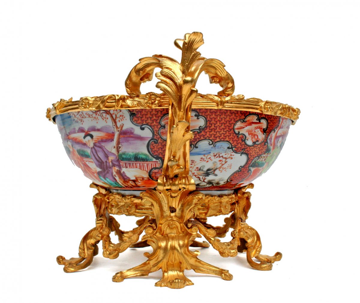 Grande Coupe Porcelaine De Chine XVIIIe -photo-3