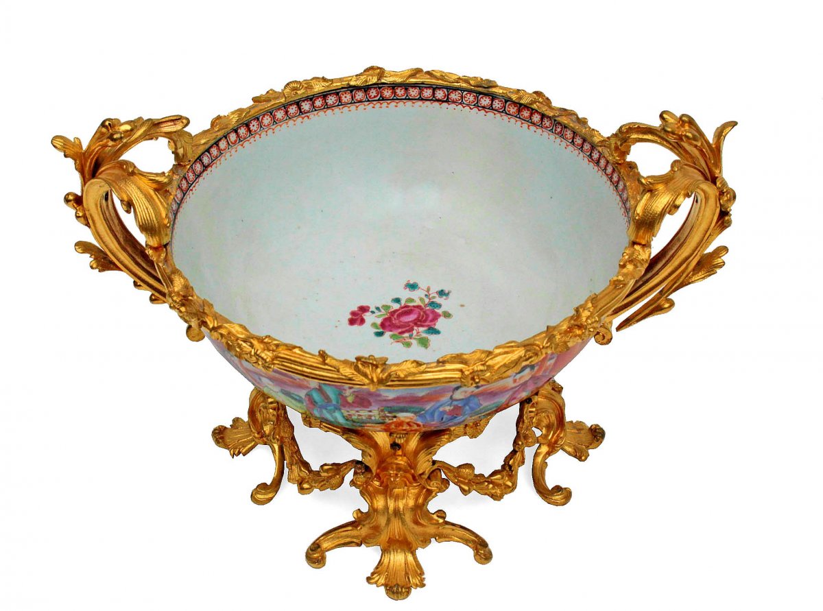 Grande Coupe Porcelaine De Chine XVIIIe -photo-4