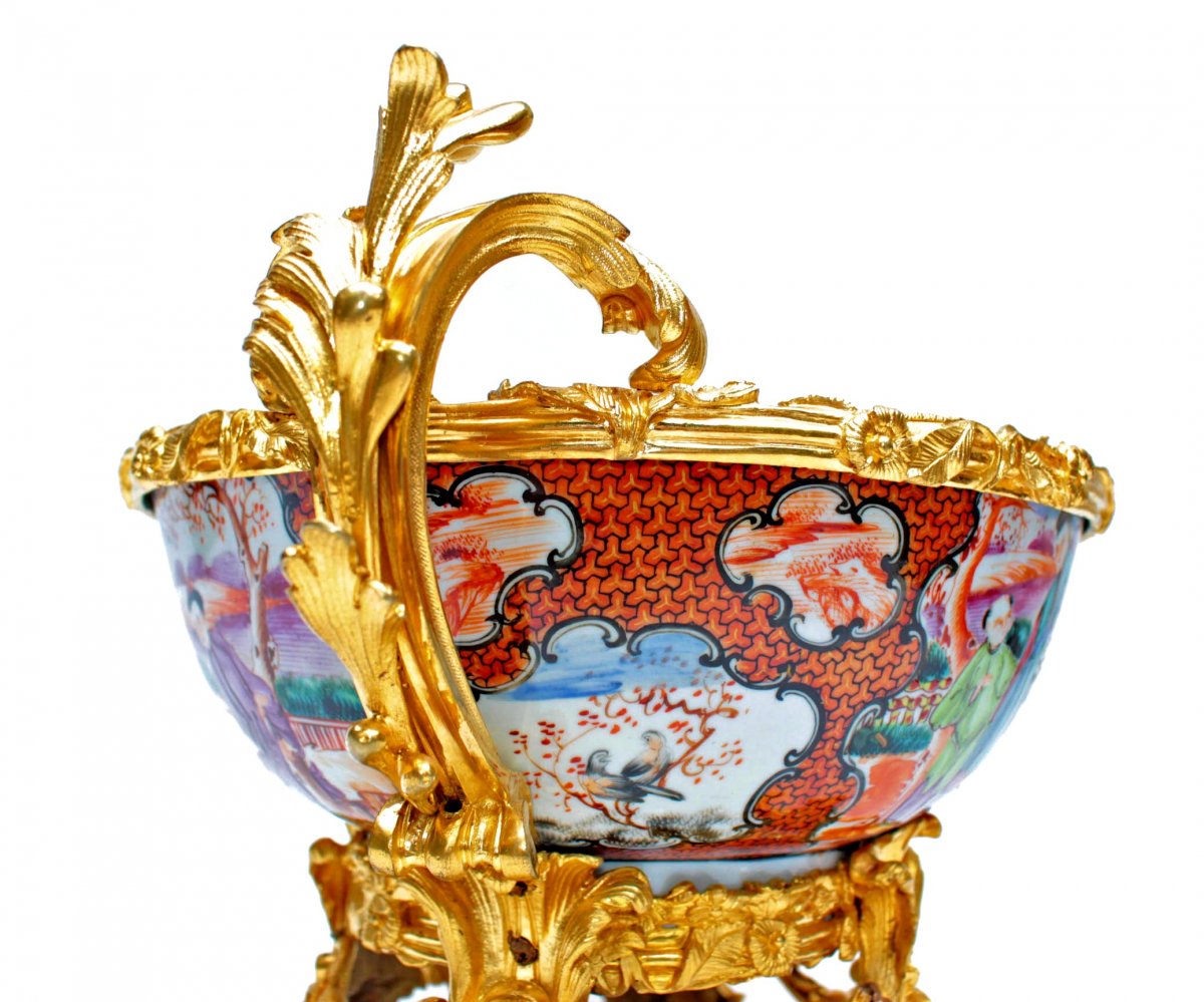 Grande Coupe Porcelaine De Chine XVIIIe -photo-2