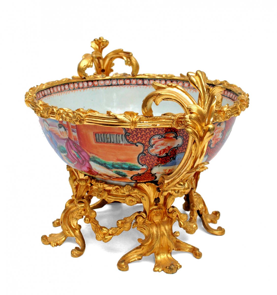 Grande Coupe Porcelaine De Chine XVIIIe -photo-5