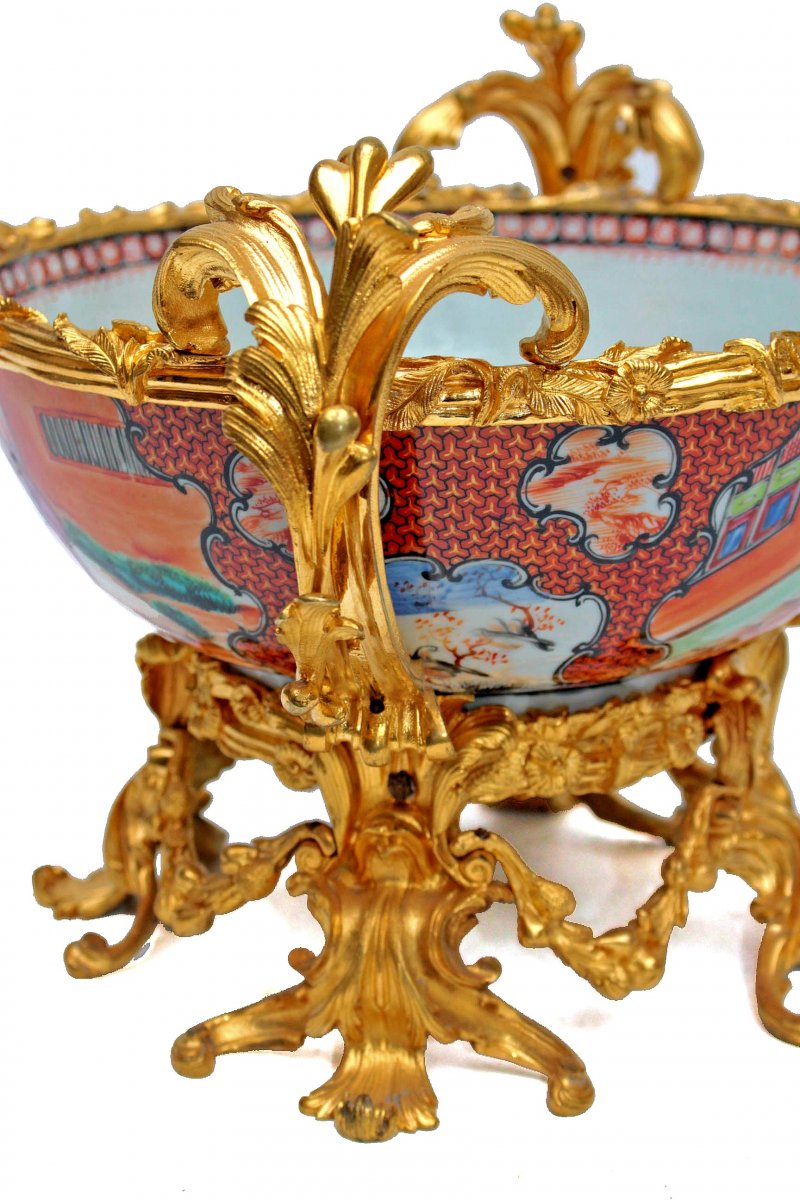 Grande Coupe Porcelaine De Chine XVIIIe -photo-6