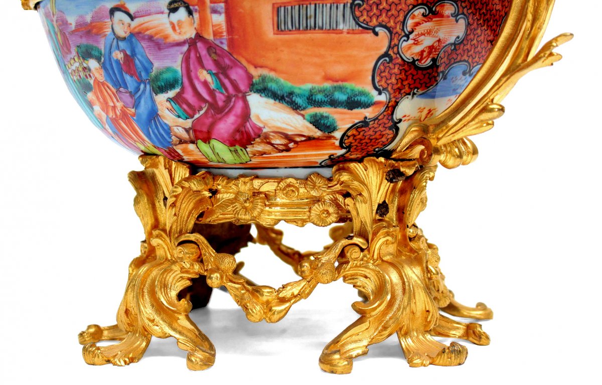 Grande Coupe Porcelaine De Chine XVIIIe -photo-7