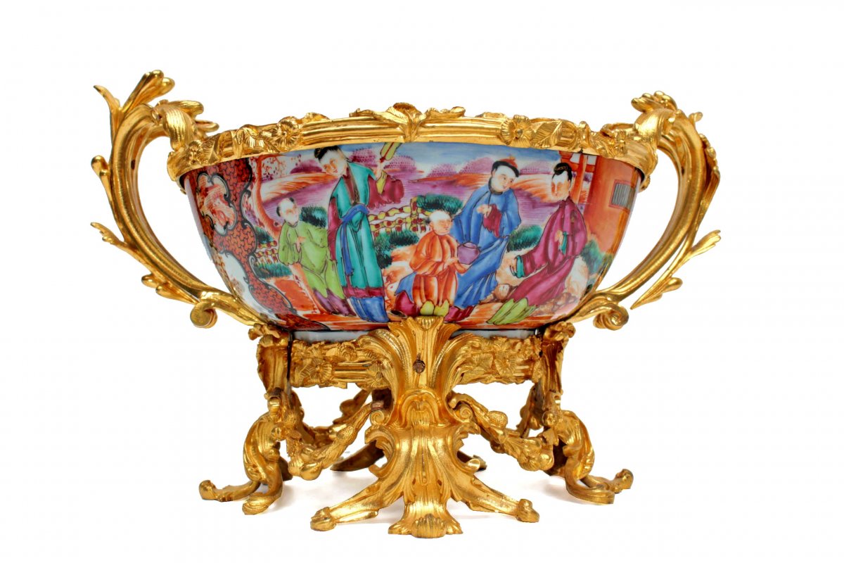 Grande Coupe Porcelaine De Chine XVIIIe 