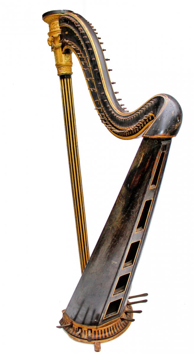 Harp XVIII Stamped Cousineau In Paris-photo-4