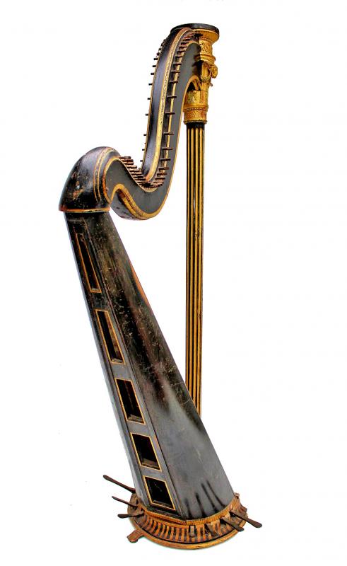 Harp XVIII Stamped Cousineau In Paris-photo-8