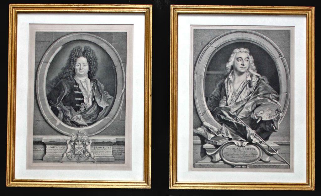 Suite de quatre gravures portraits XVIII-XIXe-photo-2