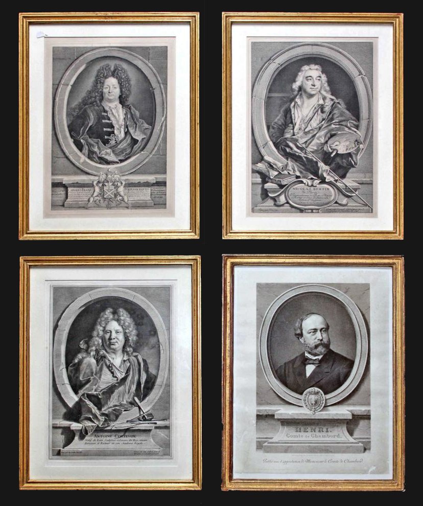 Following Four Engravings XVIII-xix Portraits
