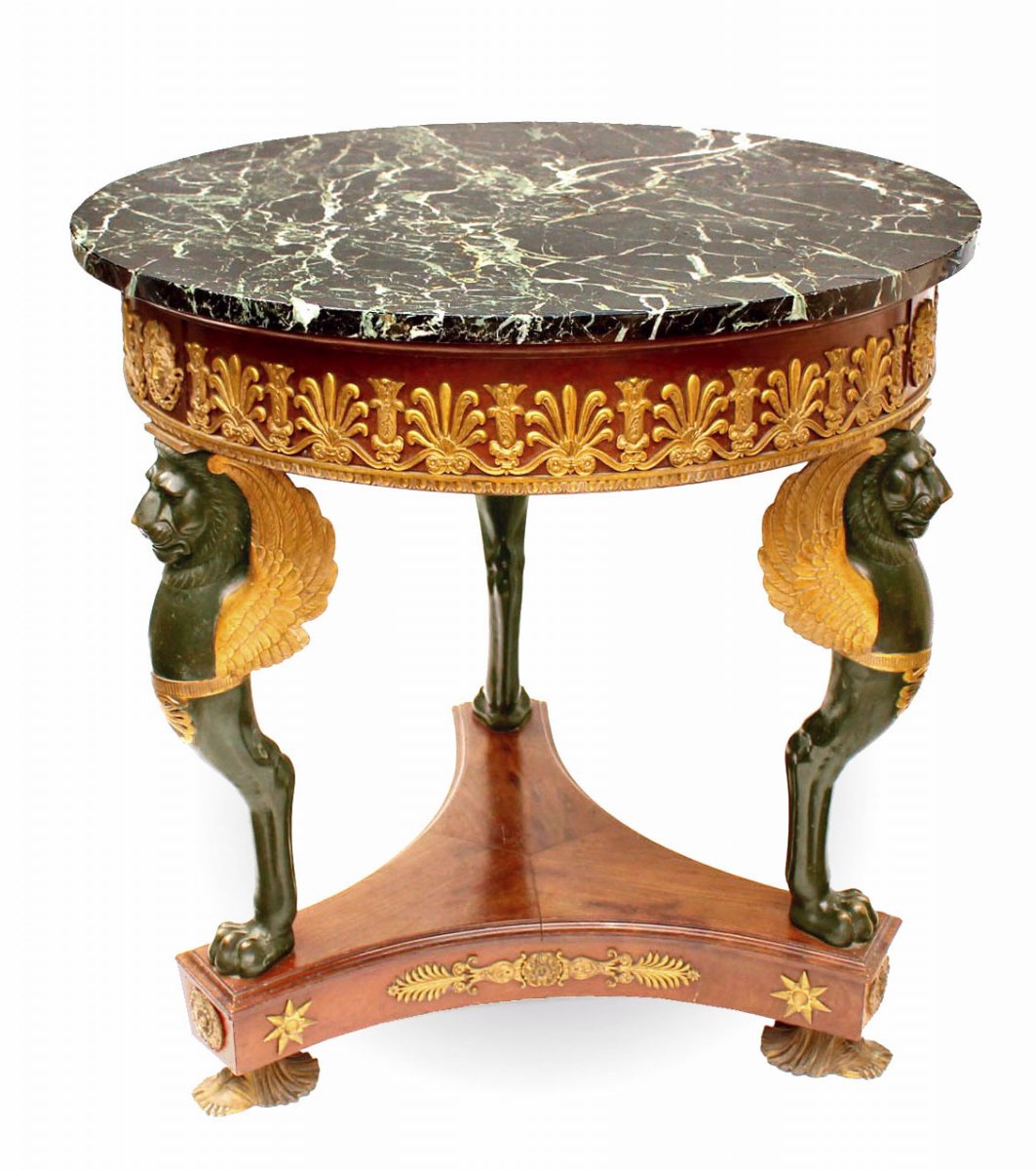 Guéridon Empire Jacob-Desmalter -photo-3