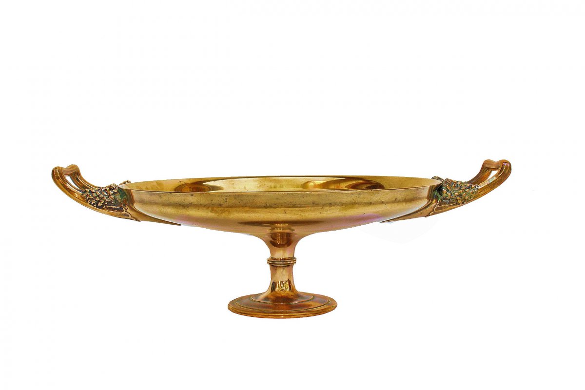 F. Barbedienne Importante Tazza XIXe En Bronze-photo-4