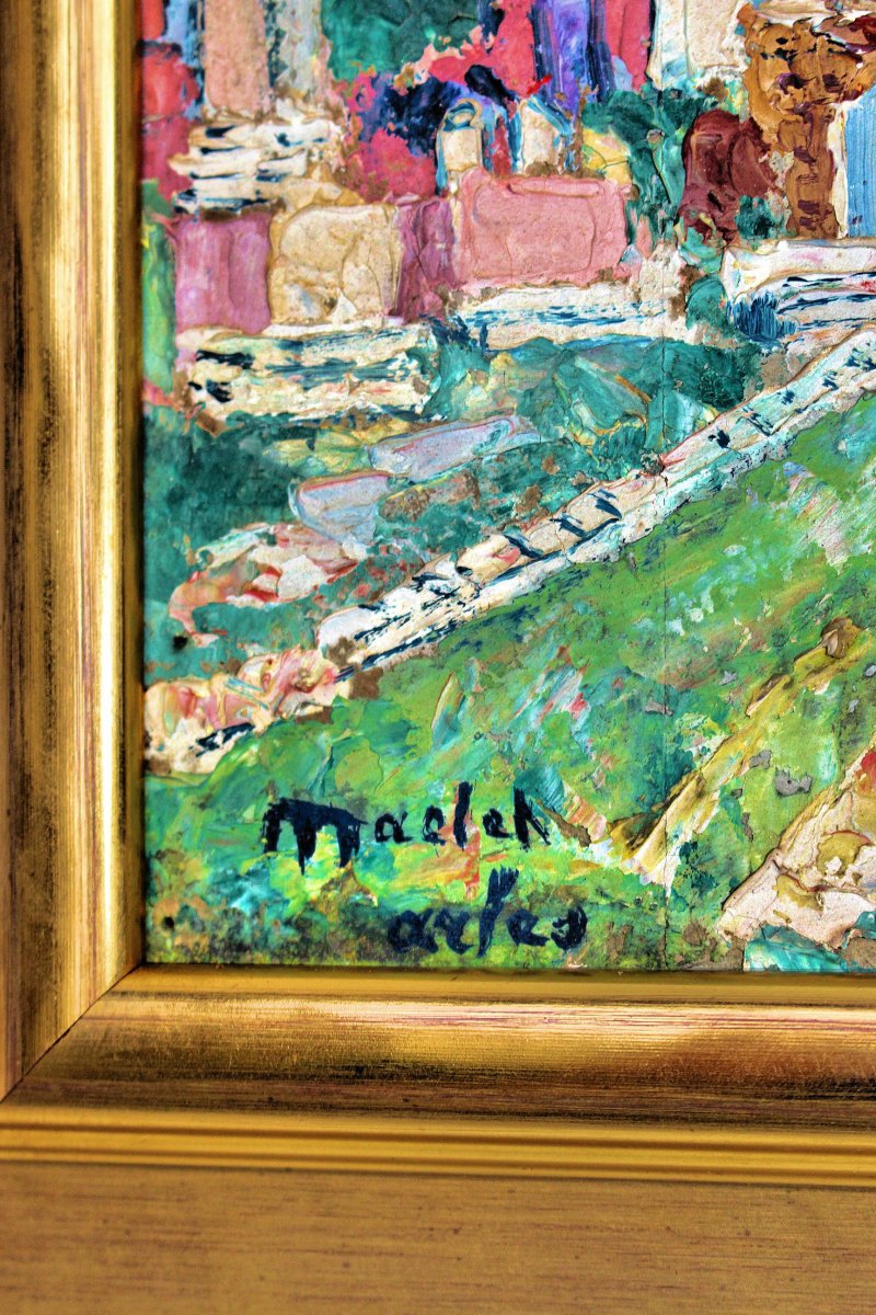 Elisée Maclet (1881-1962) Pair Of Paintings: Arles And Avignon-photo-5