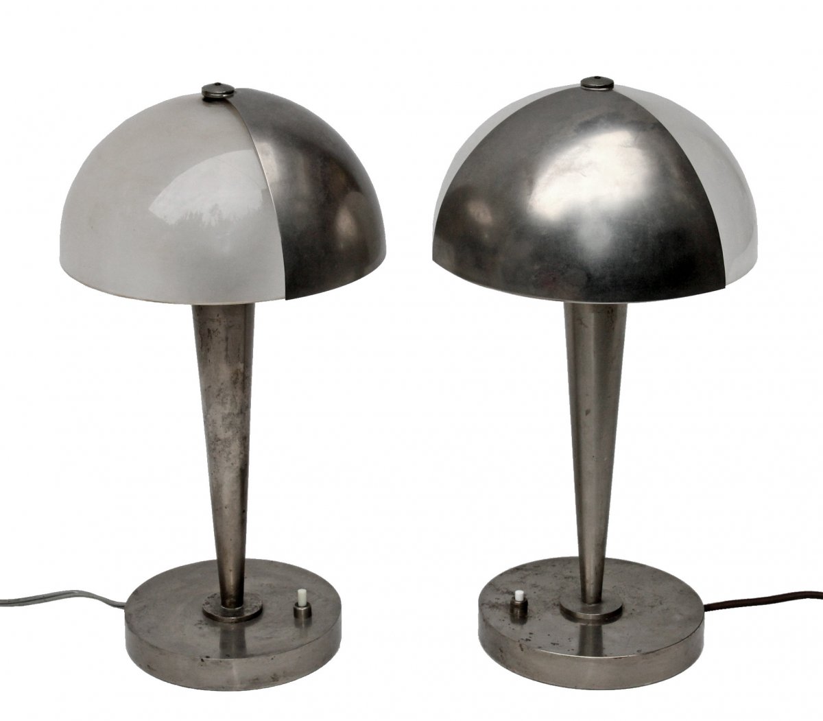 Jean Perzel (1892-1986) Paire de Lampes Art Déco 1930