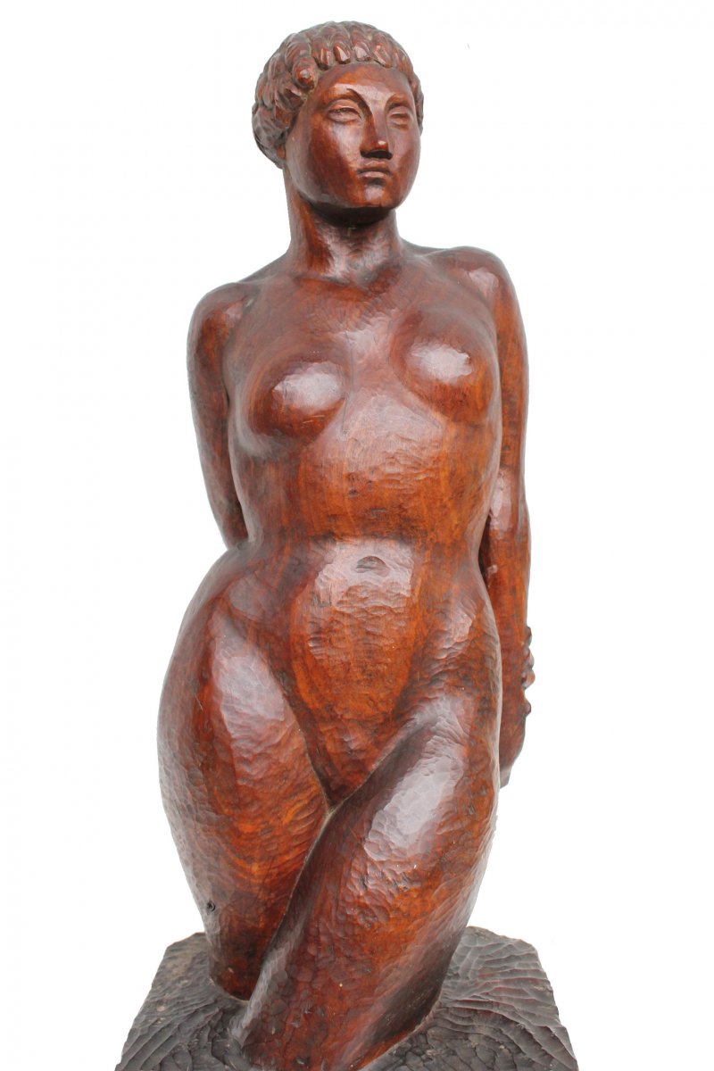 RaphaËl (1877-1962) Large Africanist Art Deco Sculpture Circa 1930